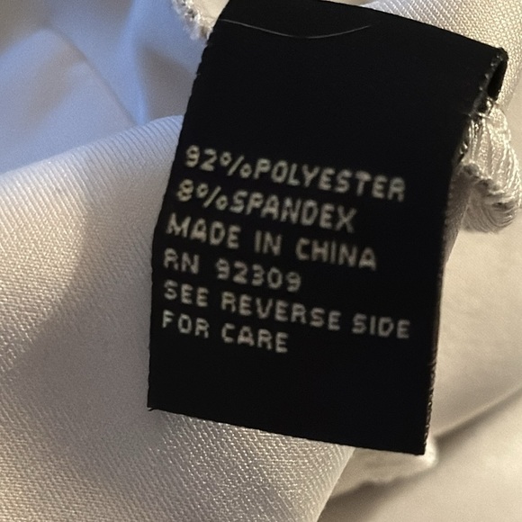 DG2 Diane Gilman tan olive green‎ houndstooth zipper front jacket Sz M - Picture 7 of 8